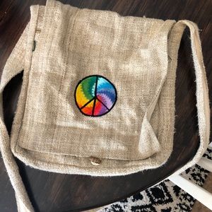 Hemp crossbody bag